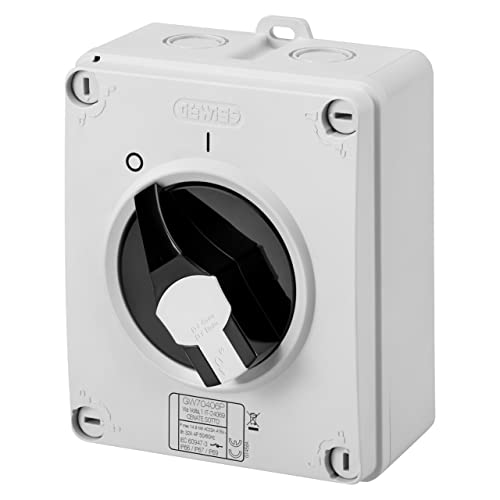 Sélectionneur de commande rotatif Gewiss boîtier isolé IP66 IP67 IP69