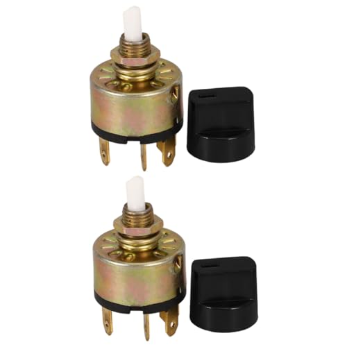 OUNONA 2pcs Automotive Air Conditioning Rotary Switch Position Button Control for Car Ac Units Durable Design for Easy Installation and Smooth Operation Reliable Performance
