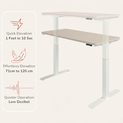 Image of Interio by Godrej Stance Dual Motor Height Adjustable Work Desk