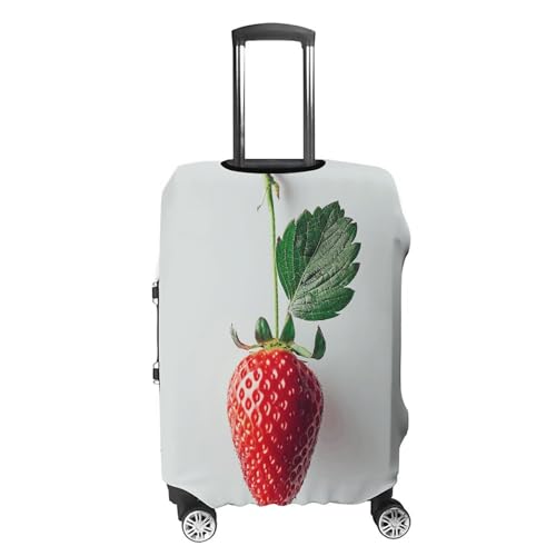 A Strawberry Hanging Luggage Cover, Washable Elastic Suitcase Cover Protector Fit 18-32 Inch Luggage4