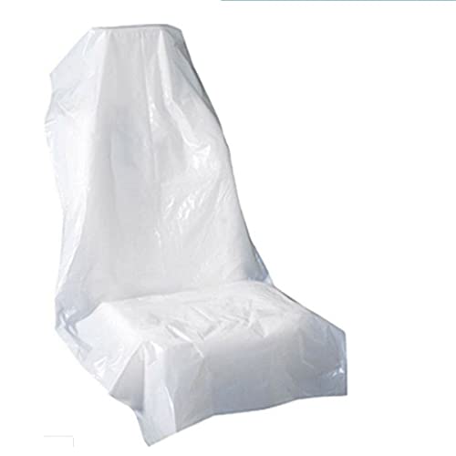 Housse voiture siege universelle 100pcs en plastique PE couverture protecteur automobile