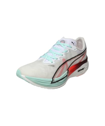 Puma Mens Deviate Nitro™Elite 3 Hyrox Running Shoe, Glowing Red-White, 7
