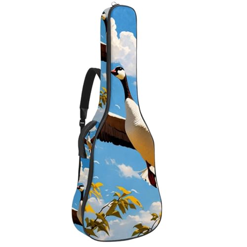 Sac pour guitare acoustique 101,6 cm étui étanche à plusieurs poches
