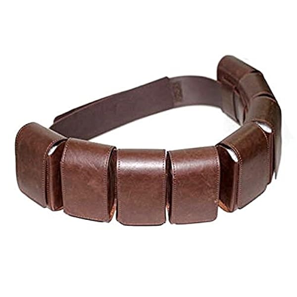 Boba Fett cintura sacchetti X 8 accessori per costume marrone