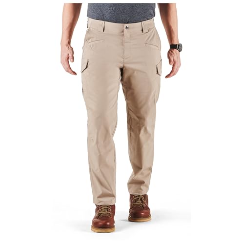 5.11 Tactical Men's Icon Pant  Durable Flex-Tac Ripstop, Water-Resistant Finish, 8 Pockets, Reinforced, 74521ABR