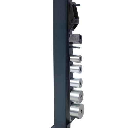 Pedestal Floor Compact Bender, Professional Pipe Tube Bender 1\" to 3\", Heavy-Duty Flat Bar Bender with 7 Dies, 44\" Mount & Telescoping Handle, Maximum 5/8\" Thick 1-15/16\" Width (Gray + Steel)