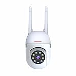 MANOMAY 2MP Smart CCTV Wi-fi Home Security Camera with Pan Tilt 360° View, 2 Way Talk, Cloud Monitor, Motion Detect, Supports SD Card Up to 256 GB, Night Vision, Alexa (Protect Pro X)