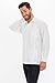 Squish Cuban Style Long Sleeve Guayabera Shirt, White, Large