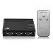 Produktbild ACT HDMI Switch 3 in 1 Out, 4K, drahtlose IR-Fernbedienung, automatische Umschaltung, kompatibel mit TV, PS5, Xbox One, DVD-Blu-ray-Player - AC7845, Schwarz