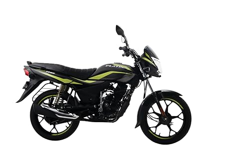 Image of Bajaj Platina 110 Es Drum Motorcycle /Motorbike - Black & Gold - Ex-Showroom