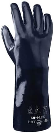 3414-09 14" Chemical-Resistant Neoprene Gloves Size Medium (Pack of 12)