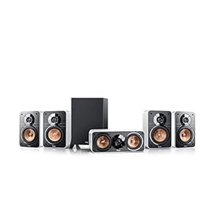Teufel Ultima 20 Surround 5.1-Set - Heimkino Lautsprecher 5.1 Soundanlage Kino Raumklang Surround Subwoofer Movie High-End HiFi Speaker - weiß