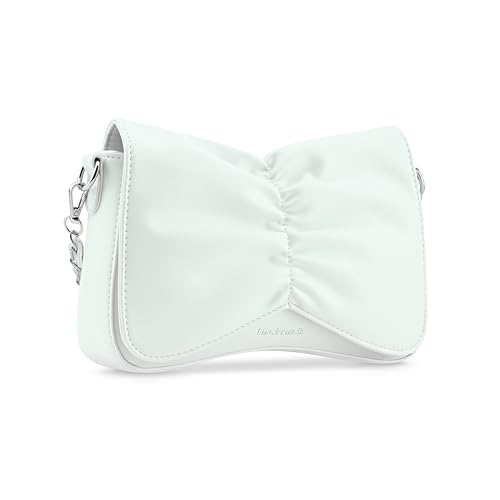 Image of Fastrack Bow-tiful Sling | Faux-Leather Women Handbags| Ladies Purse Handbag | Sling Bag for Casual Carry