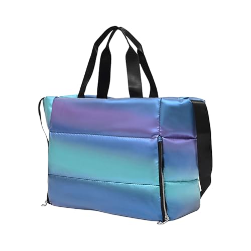 Gym Bag Large Capacity Travel Bag Korean Styles Fitness Bag PU Leather Overnight Bag Bag Shoulder Bag for Daily4