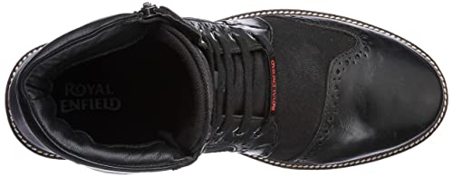 Image of Royal Enfield Military Vibe Boots Brown & Navy