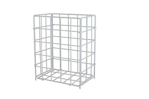 Gitterkorb Drahtgeflecht, Metallgitterkorb für Müllbeutel, Sammelkorb, Wäschekorb, 35.5 x 28.5 x 19 cm (ca. 20l)