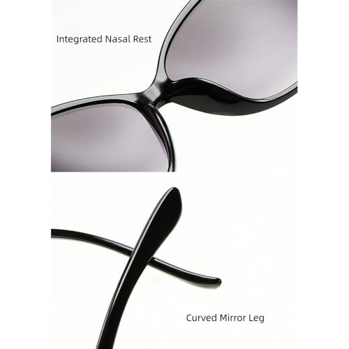 Sunglasses for Women Vintage Glasses Plastic Round Outdoor Eyewear Uv4003