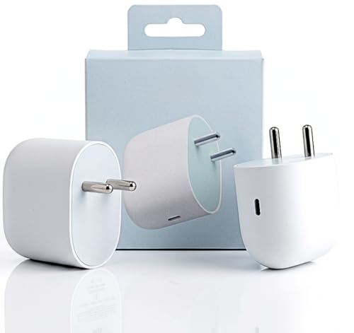 Image of KAIMENGLONG 45W USB-C PD Charger Compatible for Google Pixel 9, 8a, 7 Pro, Pixel Tablet & USB-C Devices Original Charging Speed (White)