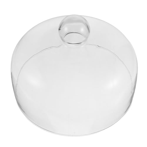 Gatuida Cubierta de Vidrio para microondas - Tapa Transparente de 24 cm para Proteger contra Salpicaduras de Alimentos - Accesorio de Cocina para Proteger Las sobras de Comida del microondas