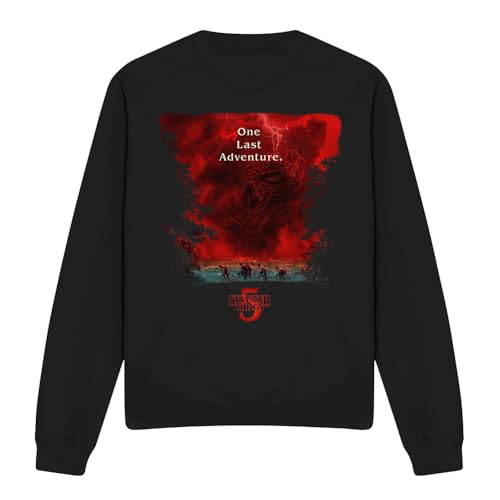 Sweat Stranger Things 5 Vecna Clouds noir uni pour adulte - 4
