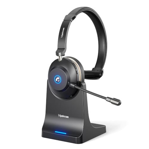 Wireless Headset with Microphone for Work, Bluetooth 5.3 Headset for PC - image 1