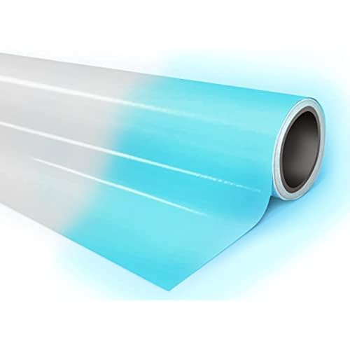 VViViD Blue Glow in The Dark Vinyl Wrap Luminous Adhesive Film Air Release DIY Sheet (1ft x 2ft)