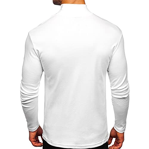 Rela Bota Mens Half Turtleneck Long Sleeve Pullover Basic Designed Undershirt Stretch Slim Fit Sweaters2