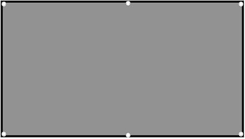 Projector Screen, 1610 Projector Anti Light Curtain 100 120 Inches with Black Border and Hole Portable 3D Hd Projection Screen (Size  84 Inch) (84