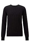Hochwertige Verarbeitung BOSS Herren Amiox Pullover, Black1, L