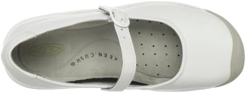 KEEN Utility Women's PTC Mary Jane 2 Flat Food Service Shoe, White/White, 5 Medium US | Image 4