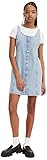 Levi's Women's Tuli Denim Mini Dress, (New) Indigo Stonewash, Large