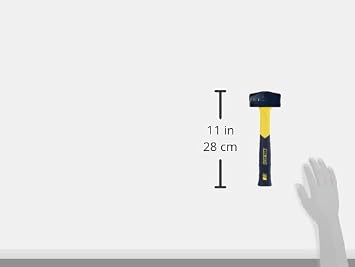 ESTWING Sure Strike Delme/Çatlak Çekiç - Fiberglas Kulplu ve Kaymaz Minder Kavramalı 2LB Kızak - MRF2LB