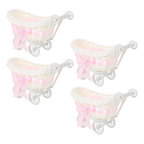 Petits paniers en rotin synthétique anti-échardes pour accessoires photo