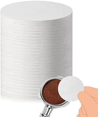 Mimore Espresso Filter Paper 58mm - 500PCS Unbleached Coffee Paper Filter for Espresso Machine - Disposable Portafilter Paper Espresso Filters Compatible with Breville Barista, Mr. Coffee, & More
