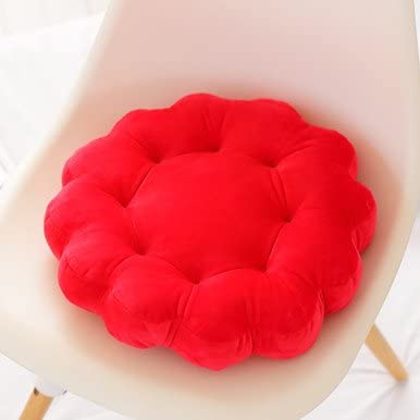 WorldCare® 20, 40x40 cmpc Chão Tatami Almofada Redonda 40 * 40 cm Xadrez Grosso Inverno Quente Almofada Cadeira Almofada Lavável Macio Dos Desenhos Animados impresso