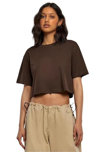Urban Classics Maglietta da Donna Oversize T-Shirt, Marrone
