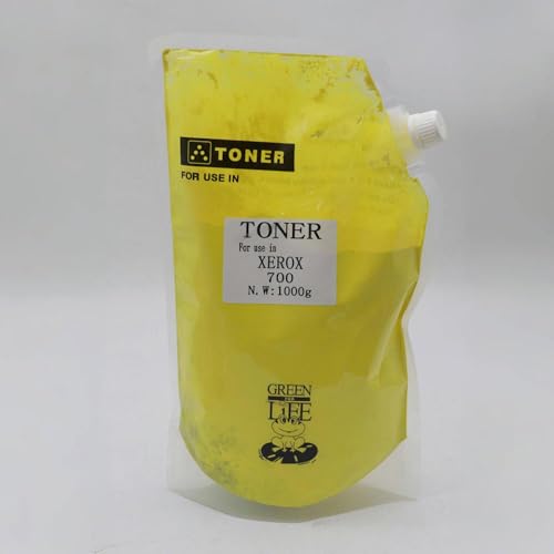 Image of FDhRyTF 1000g Toner Compatible With C700 C75 J75 7500 7600 C-560 6680 7780 550 7785 Color Copiers Replacement Toner Cartridge(1000g--Yellow)