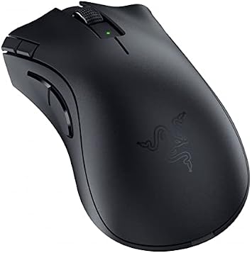 Razer DeathAdder V2 X HyperSpeed - Kablosuz Oyun için Ergonomik Mouse (235 Saat Pil Ömrü, HyperSpeed Kablosuz, 14K DPI Optik Sensör, Mekanik Anahtarlar Gen-2, 7 Programlanabilir Düğme) Siyah