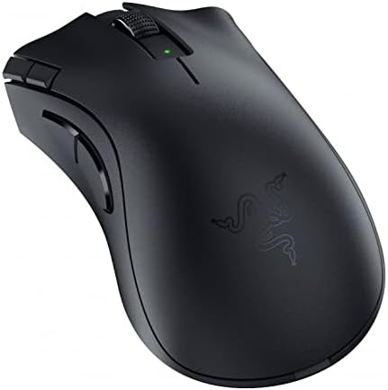 Razer DeathAdder V2 X HyperSpeed - Kablosuz Oyun için Ergonomik Mouse (235 Saat Pil Ömrü, HyperSpeed Kablosuz, 14K DPI Optik Sensör, Mekanik Anahtarlar Gen-2, 7 Programlanabilir Düğme) Siyah