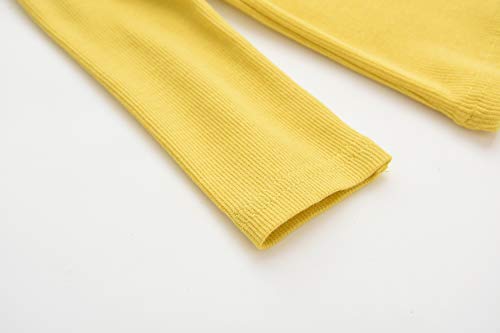 Image of Baby Long Sleeve Shirts Infant Toddler Tshirt Ribbed Undershirts for Girls Boys Clothes 6 Months-3 Years