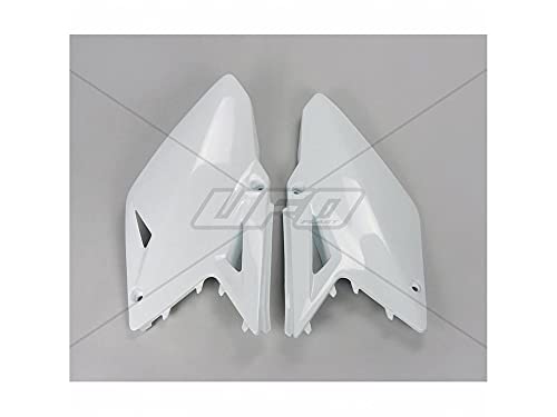 Plaques latérales UFO blanc Suzuki RM-Z450 anti jaunissement pour réparer moto