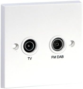 Labgear PSW122 Screened Diplex TV and FM/DAB Coaxial Socket