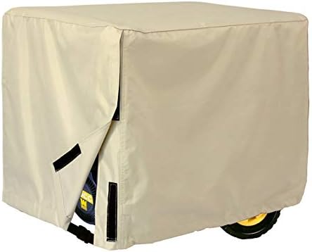 Porch Shield Waterproof Universal Generator Cover 38 x 28 x 30 inch, for Most Generators 5500-15000 Watt, Light Tan…