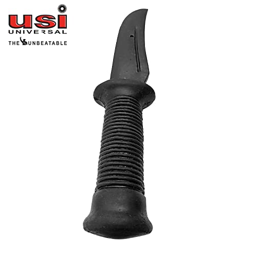 USI UNIVERSAL THE UNBEATABLE KN Training Rubber Knife For Martial Arts Training & Practice,Training Against Real Knife Attacks, Made Of Soft Rubber Material (Black, Pack of 1Pc)