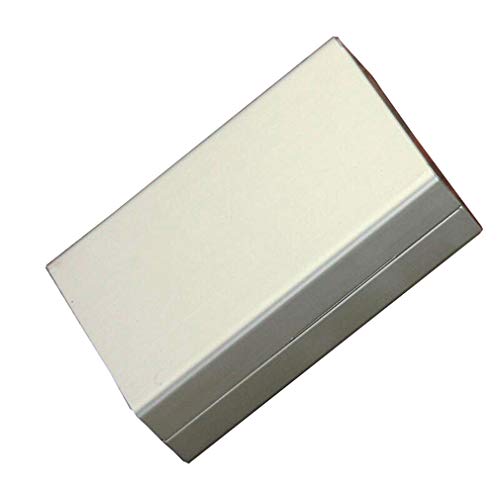 YXZN Portasigarette per Uomo Donna Portatile in Lega di Alluminio Coperchio Automatico Impermeabile portasigarette 26mm in Grado di ospitare 20 Sigarette,Silver,90X60X26MM