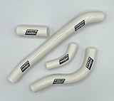 Moto Hose Americas #1 Silicone Radiator Hose compatible with CRF250R 2022 2023 White 23-130W
