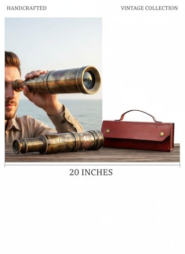 Binoculares náuticos de latón macizo de 6" miniatura 2