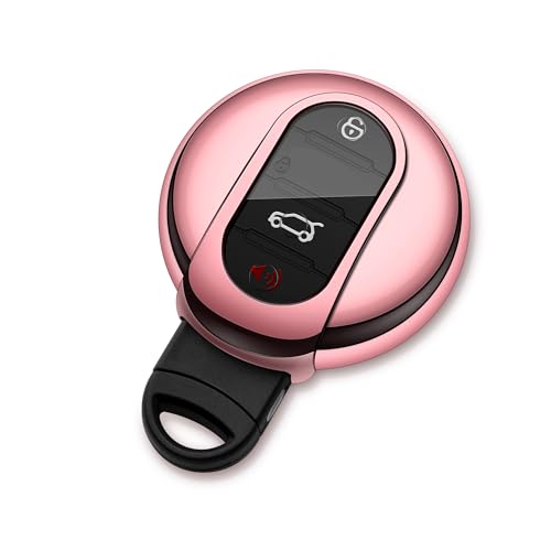 Tengare Car Key Fob Cover Key Case Holder Pink