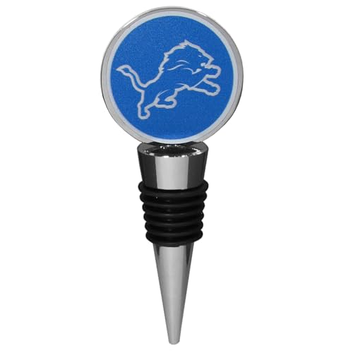 Siskiyou NFL Detroit Lions Logo Wine Stopper, One Size, Team Colors