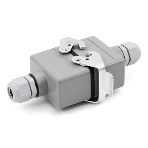 Conector HE-010 rectangular de 10 núcleos para estaciones de control y robótica avanzada